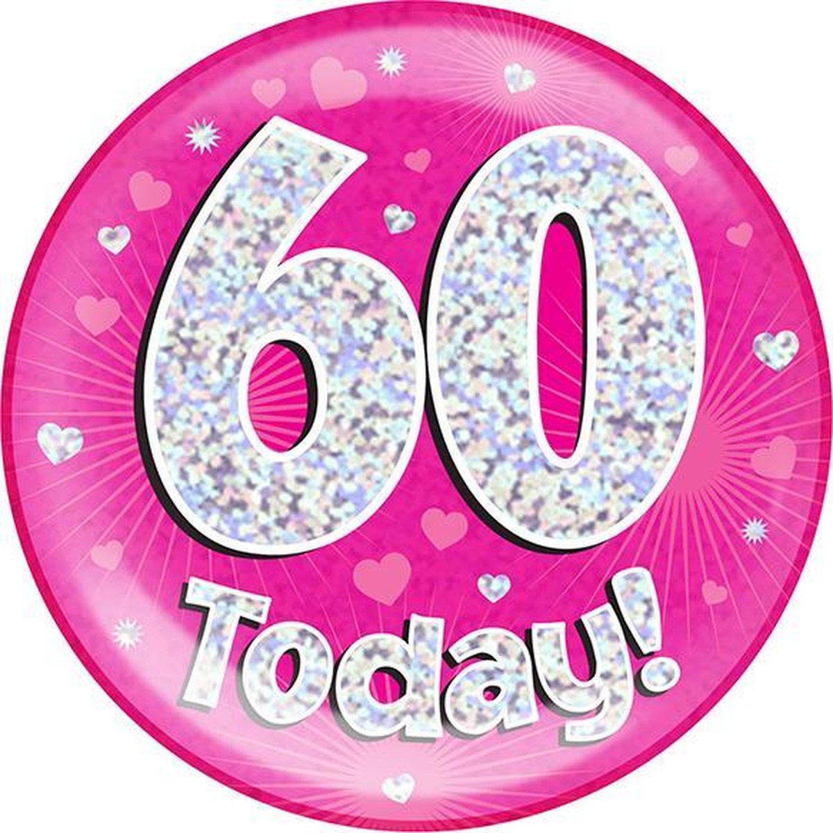 Oaktree - Mega Button 60 today Roze