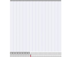 VEVOR 244x244cm Strokengordijnlamellen Pvc Transparant, 16 Stuks