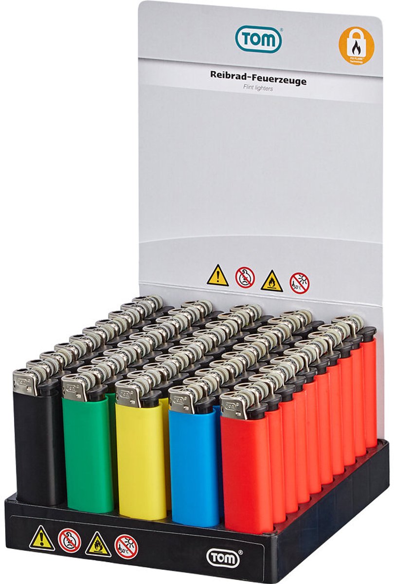 Flint aanstekers 50 stuks vuursteen TOM® - POM - Delrin
