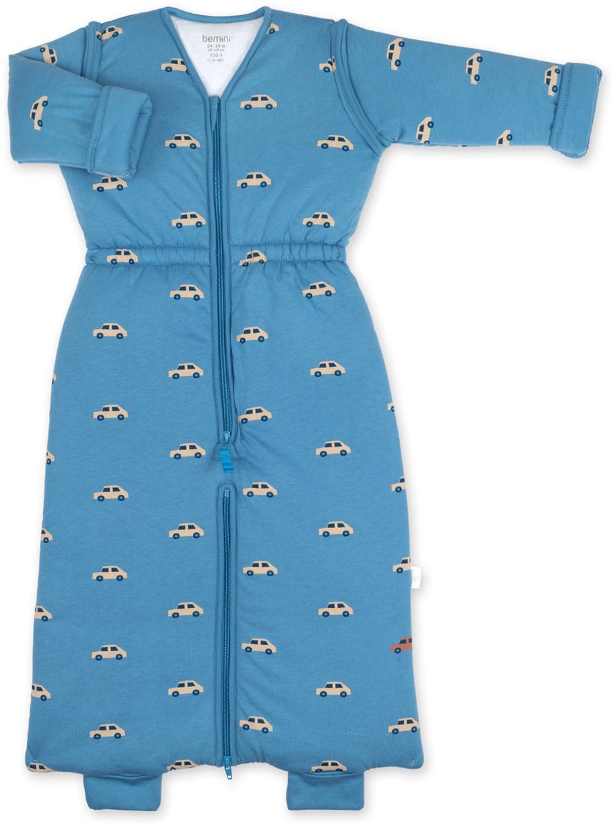 BEMINI Babyslaapzak - MAGIC BAG 24-36m - TOG 3 - Warm cocon - Mario turquoise