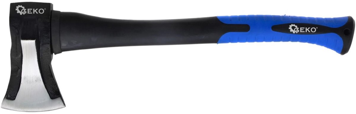 GEKO Houtkloofbijl - 3-staps injectie - Glasvezelhandvat - 1 kg