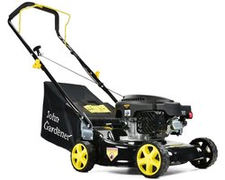 John Gardener Grasmaaier - Metalen Behuizing - 40 cm - 3 Hoogtestanden - Compact en Lichtgewicht