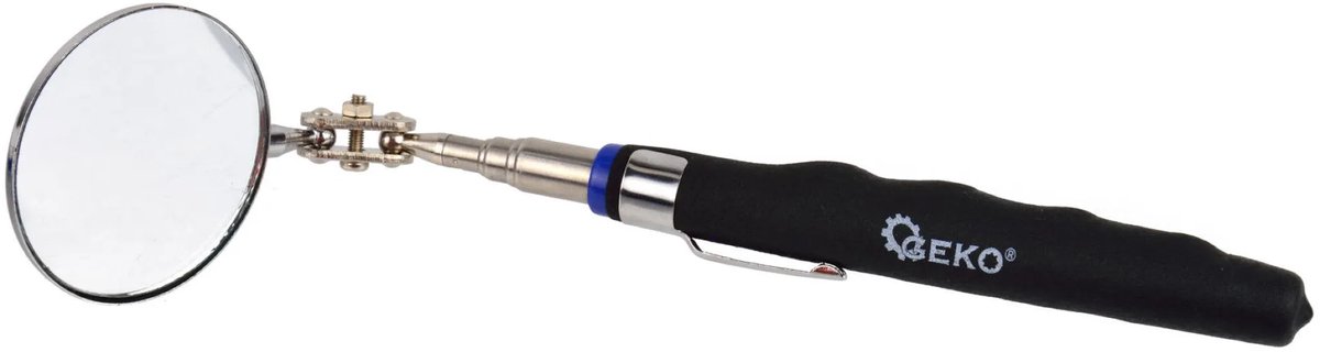 GEKO Uitschuifbare inspectiespiegel - Flexibele hoek - 24-69 cm - Stabiele grip