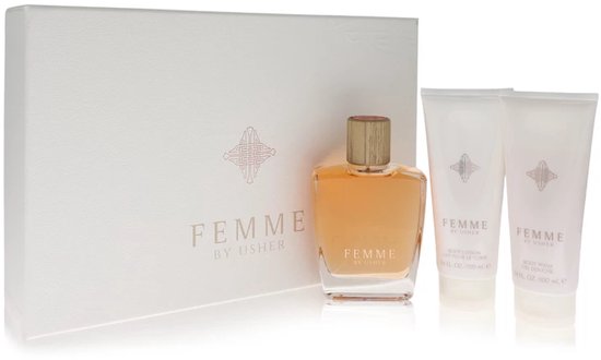 100 ml Eau De Parfum Spray + 100 ml Body Lotion + 100 ml Shower Gel
