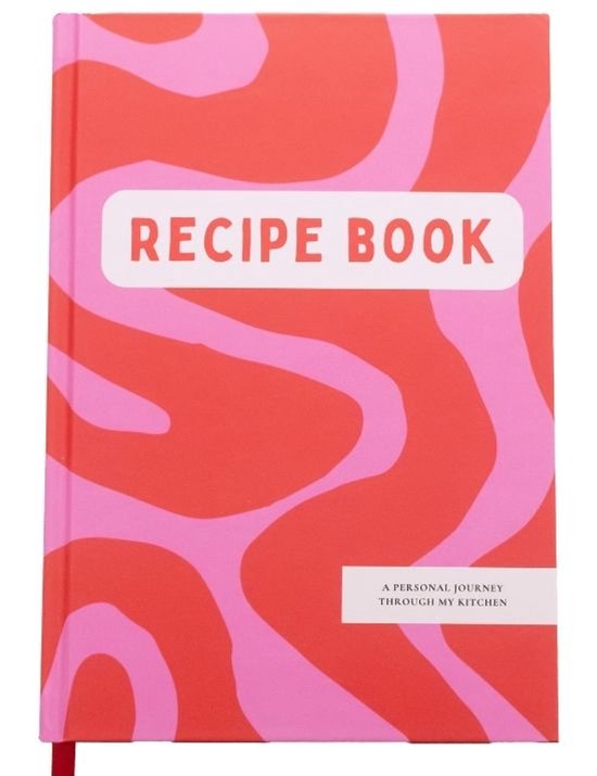 Planbooks - Livre de recettes - Journal de recettes - Livre de recettes à remplir - Livre de recettes - Hardcover - Rose