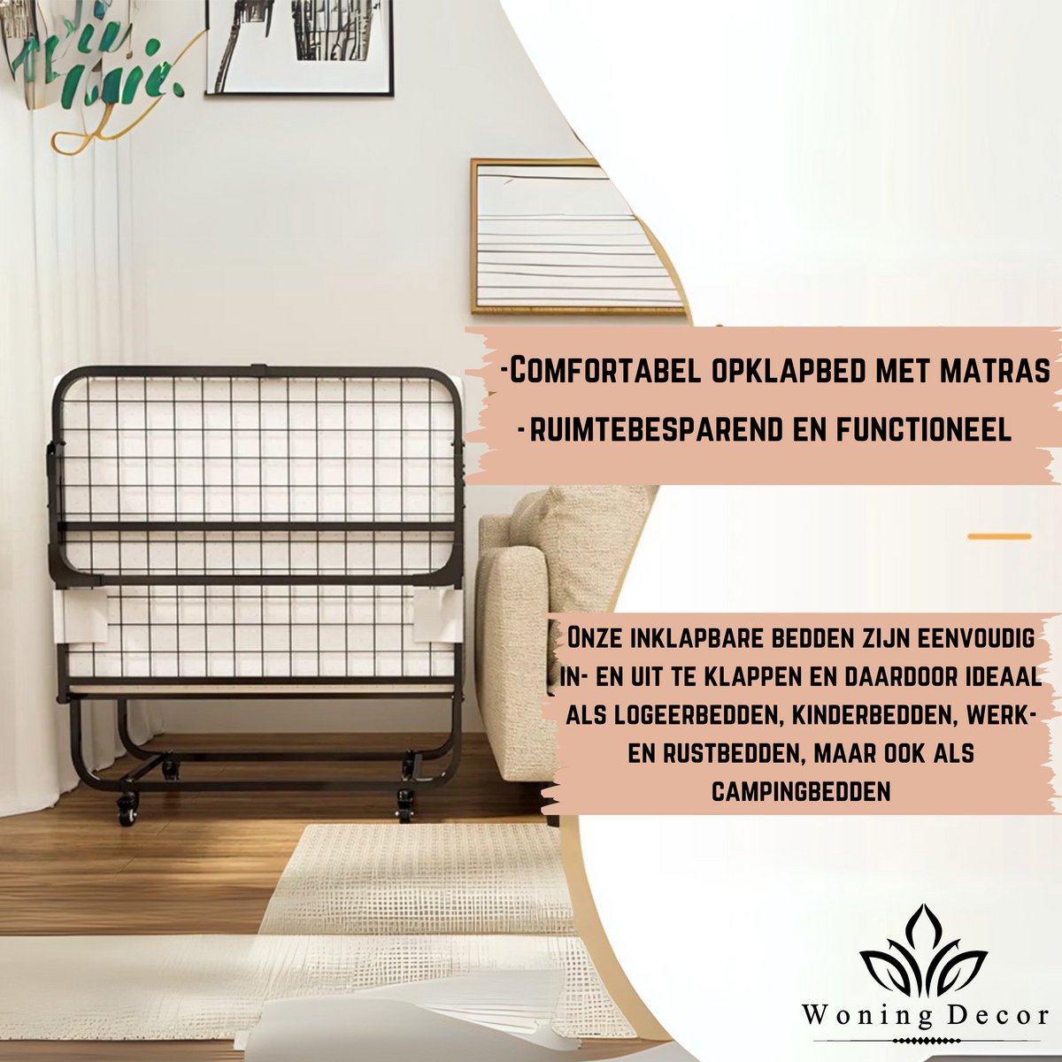 Woning Woning Decor Opklapbed - afbeelding 5