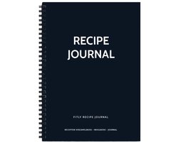 Planbooks - Receptenboek Invulboek - Recepten Verzamelboek - Recepten Notitieboek - Recepten Invulboek