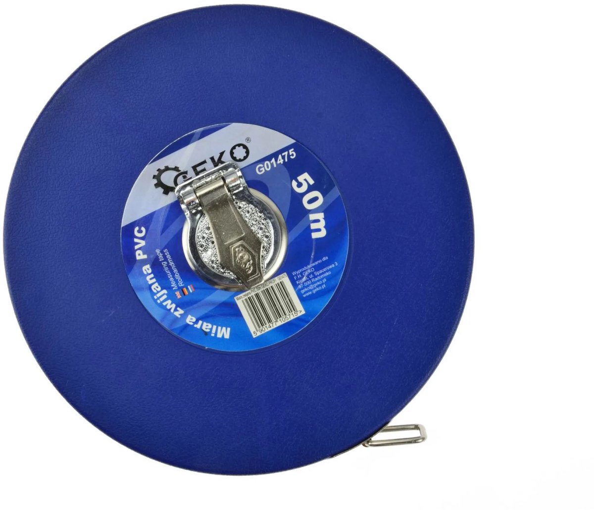 GEKO Meetlint - Glasvezel - 50 m - Water- en corrosiebestendig - PVC behuizing
