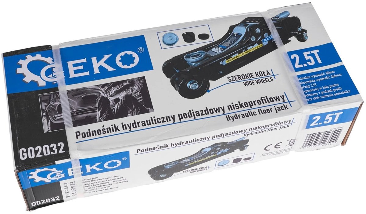 GEKO ALACSONY PROFILÚ HIDRAULIKUS AUTÓEMELŐ BÉKA 2,5T 80-360mm GEKO ALACSONY PROFILÚ HIDRAULIKUS AUTÓEMELŐ BÉKA 2,5T 80-360mm