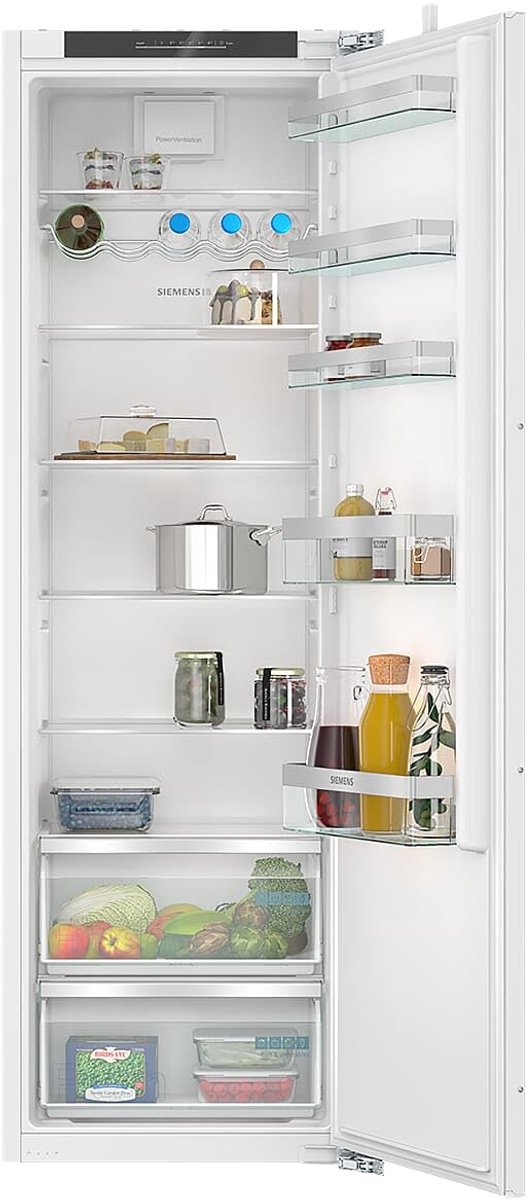 Siemens iQ300, inbouwkoelkast, 177,5 x 56 cm, platte scharnier, KI81RVFE0