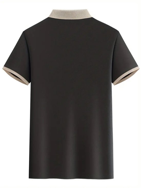 Nivard Golf Shirt Heren - T-shirt - Golfkleding - Golfen - Golf Accessoires - Polo Shirt - Zwart - Maat XL van Merkloos — afbeelding 4