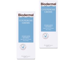 Biodermal Couperose Dagcrème - Voorkomt zichtbaarheid rosacea en couperose - 30ml - BUNDEL 2 STUKS