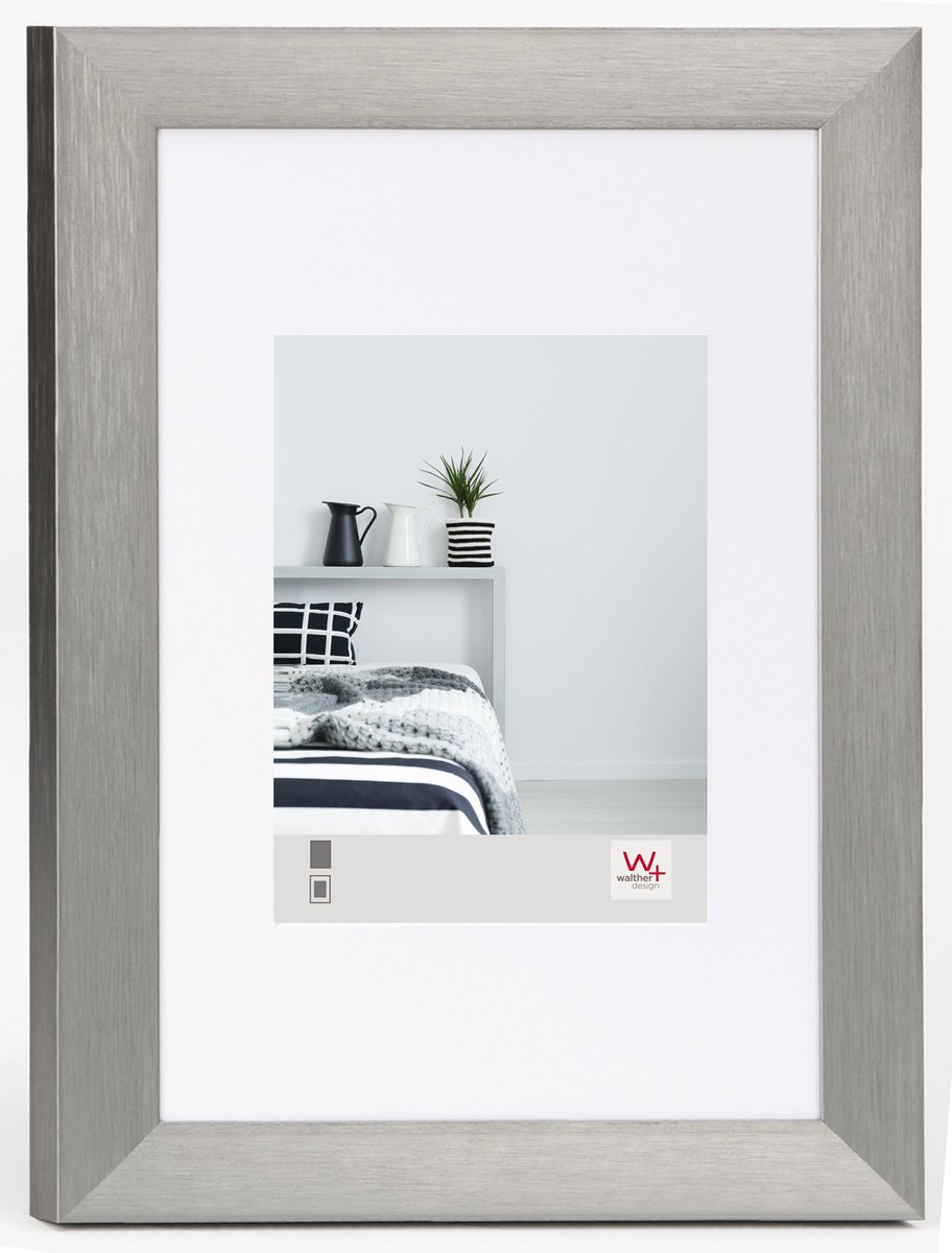 Walther Aluline - Aluminiumlijst - Fotoformaat 20x30 cm - Staal