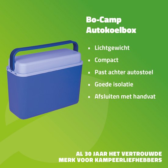 Bo-Camp - Autokoelbox - Arctic - Blauw - Polyethyleen - 12 Liter