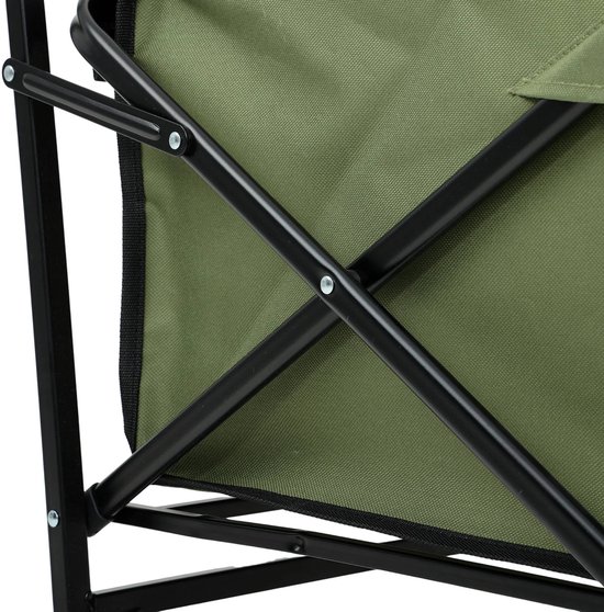 Opvouwbare Groene Transportwagen TYRS 145L - Robuust & Zelfmontage Geschikt 110kg Belastbaar - Ideaal voor Reizen en Outdooractiviteiten - Duurzaam Metaal en Oxfordstof - Compact & Handig Design van TYRS — afbeelding 5