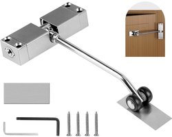 Automatische deursluiter, verstelbare deursluiter, deursluiter van zinklegering, verstelbare veerdeursluiter voor woonkantoor/slaapkamer
