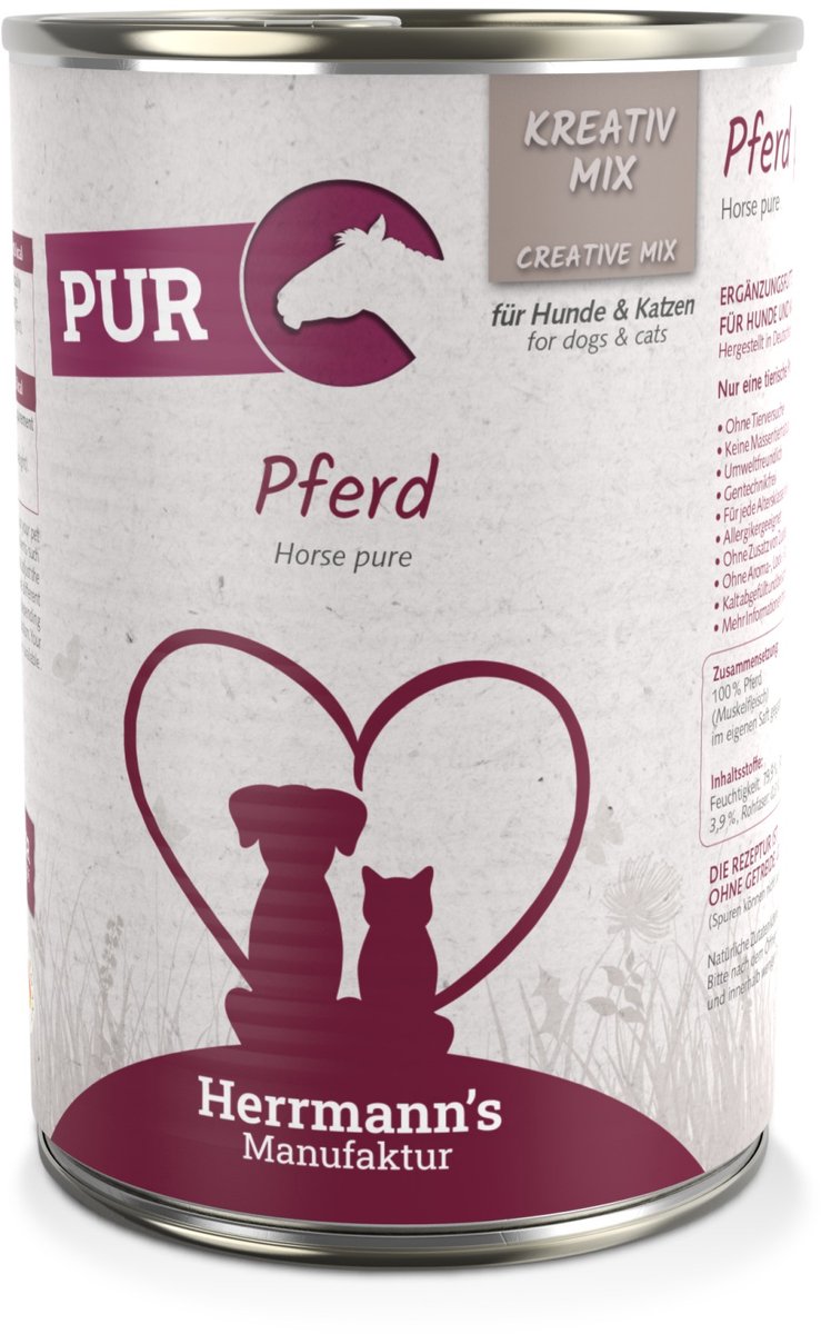Herrmann’s Herrmann's Puur Paard 400 gr. - per 6 stuks
