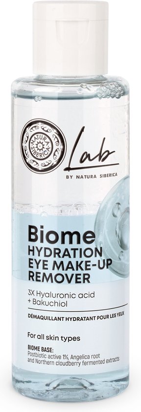 Lab biome hydraterende oogmake-up remover 150 ml|Lab biome hydrating eye makeup remover 150 ml|Démaquillant hydratant pour les yeux lab biome 150 ml