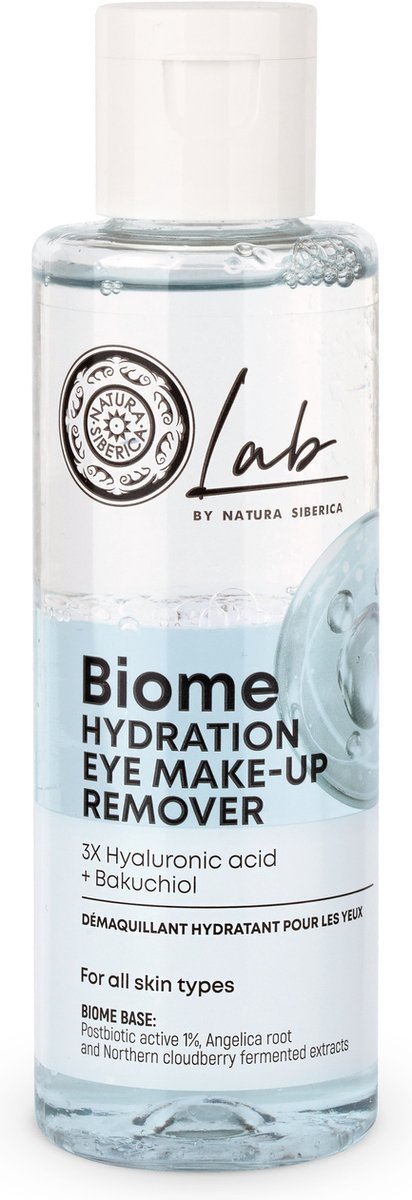 Lab biome hydraterende oogmake-up remover 150 ml|Lab biome hydrating eye makeup remover 150 ml|Démaquillant hydratant pour les yeux lab biome 150 ml