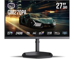 Cooler Master Tempest GM27QPA-EK - LED-Monitor 27'' - 2560x1440 (Quad HD) - 240 Hz - 1 ms - Zwart