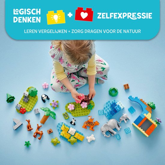 LEGO DUPLO Stad 3-in-1 families van wilde dieren - 10446