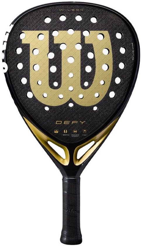 Wilson Defy V1 Padelracket Goud 2