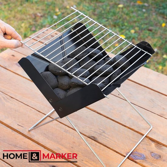 Home & Marker - Opvouwbare Barbecue - Draagbare Barbecue - Opvouwbare BBQ - Camping BBQ - Camping Barbecue - Mini Barbecue - GRILLOMATE van GRILLOMATE — afbeelding 4