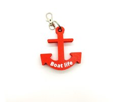 Allygami Drijvende Sleutelhanger Anker - Boat Life - Boot Cadeau voor Booteigenaar Schipper en Watersporter