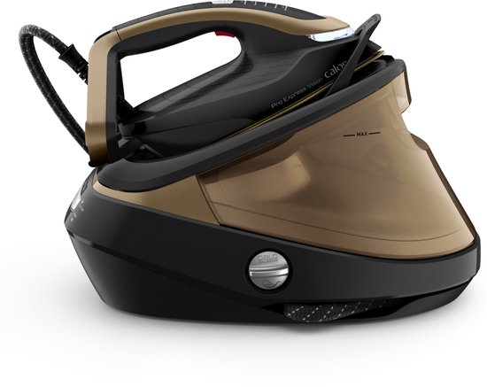 Calor Pro Express Vision GV9820C0 – Centrale vapeur – Pression 9 bar – 520 g/min – Éclairage LED – Réservoir amovible 1,9L – Semelle Durilium AirGlide – Centrale vapeur intelligente