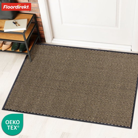 Floordirekt Schmutzfangmatte Monochrom 90x150 cm Türkis ab 24,99 € | Preisvergleich bei