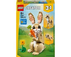 LEGO Creator 3in1 Lief konijn dieren - 31162 Image