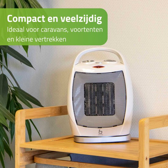 Bo-Camp - Keramische kachel - Oscillerend - 450/900/1500 Watt