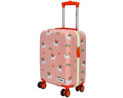 Zebra Trends Avonturier Koffer - Roze | bol