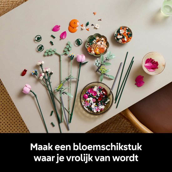LEGO Botanicals Roze boeket - Bloemen Decoratie - 10342