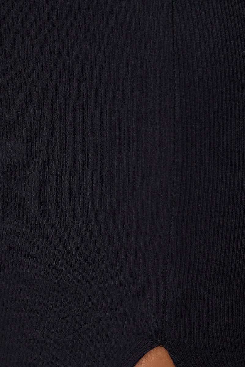 Robe Mini Fendue en Tissu Turc