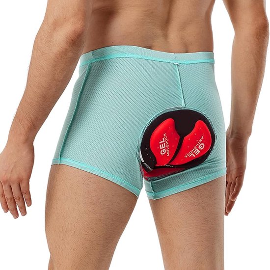 Fietsonderbroek Dames en Heren met Zeem - Fietsondergoed - Fietsonderbroek - Wielrenbroek - Zeem - Mint - Comfortabel - S — afbeelding 4
