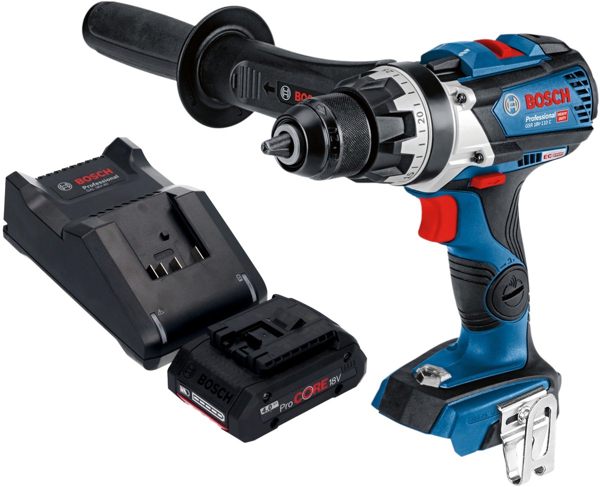 Bosch GSR 18V-110 C Accuboormachine 18V 110Nm Brushless Solo ( 06019G0108 ) - zonder accu, zonder oplader