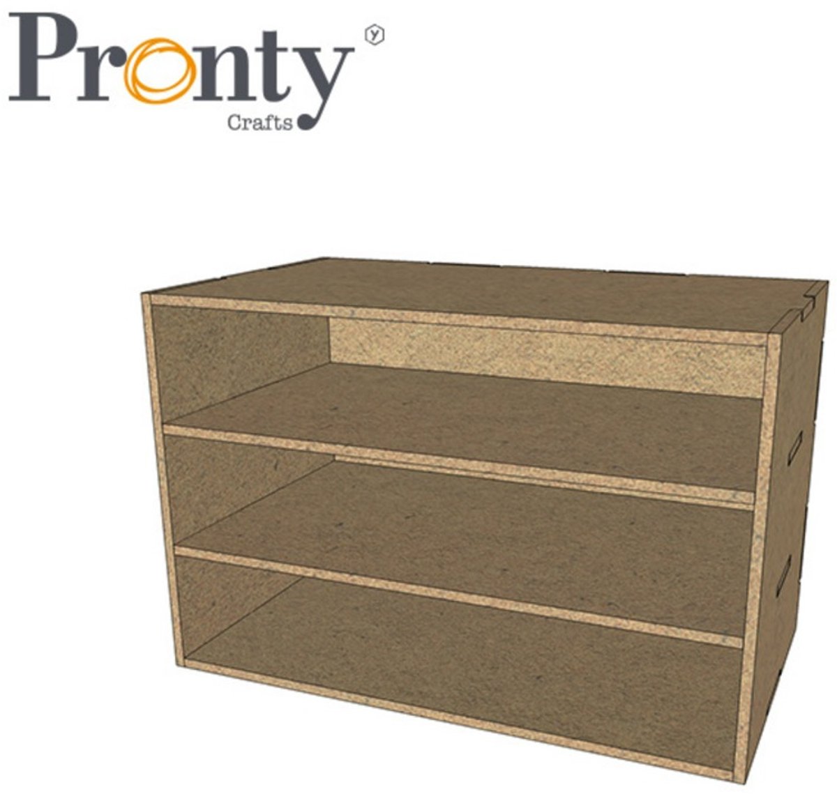 Pronty MDF opbergsysteem basic drawer box 220 x 150 x 130 mm