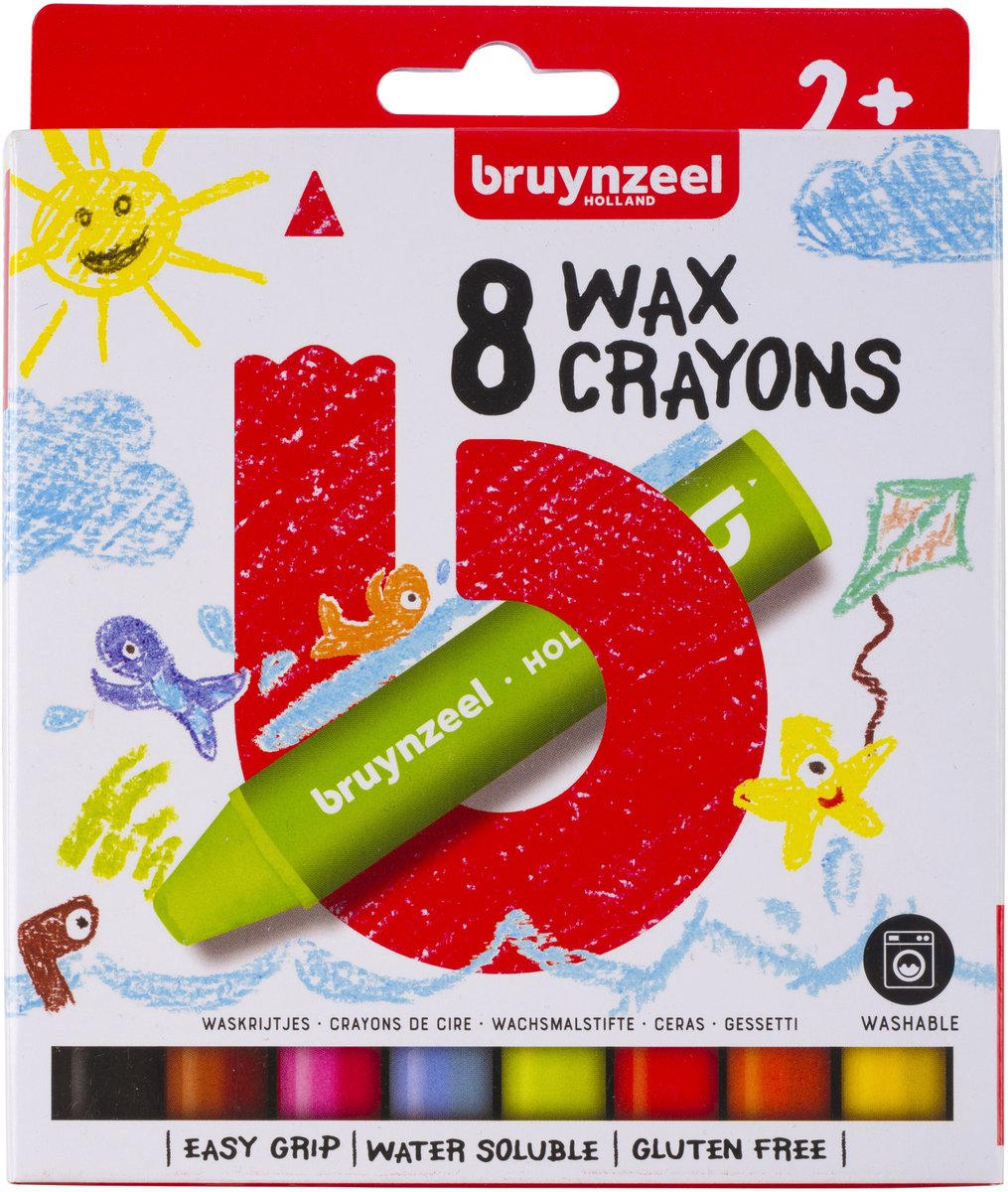 Bruynzeel Kids waskrijt set 8 — afbeelding 8