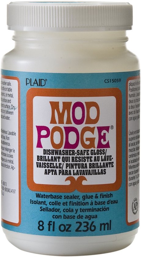 Mod Podge 236 ml Vaatwasbestendig (glans)