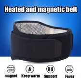 Verstelbare Warmteband - Verwarmde Rugband Zelfverwarmende Magnetische Rugbandage L-XL- Pijn in onderrug - Ruggordel rugbrace Therapie Rug-En Heupgordel, Taillemassage Riem taillesteunriem Sportsteunriem, Lichaamsverwarmingriem Rugbrace