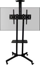 Bayt TV Standaard verrijdbaar - TV Standaard - Monitor Standaard - TV Voet - Draaibaar - Hoogte Instelbaar - 32 Inch tot 65 Inch