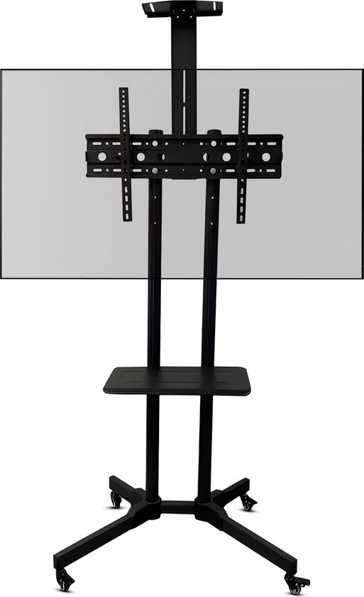 Bayt Support TV mobile - Support TV - Support pour moniteur - Support TV - Rotatif - Hauteur réglable - 32 pouces à 65 pouces