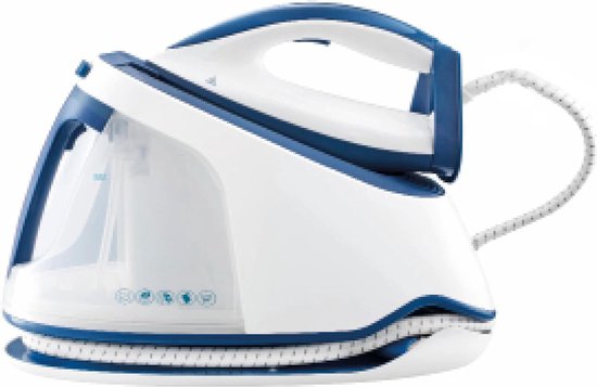 DailySupplies® Strijkijzer - Stoomstrijkijzer met Stoomgenerator - Stoomreiniger - Wit en Blauw