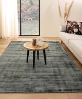 Viscose vloerkleed - Glamour blauw 160x240 cm