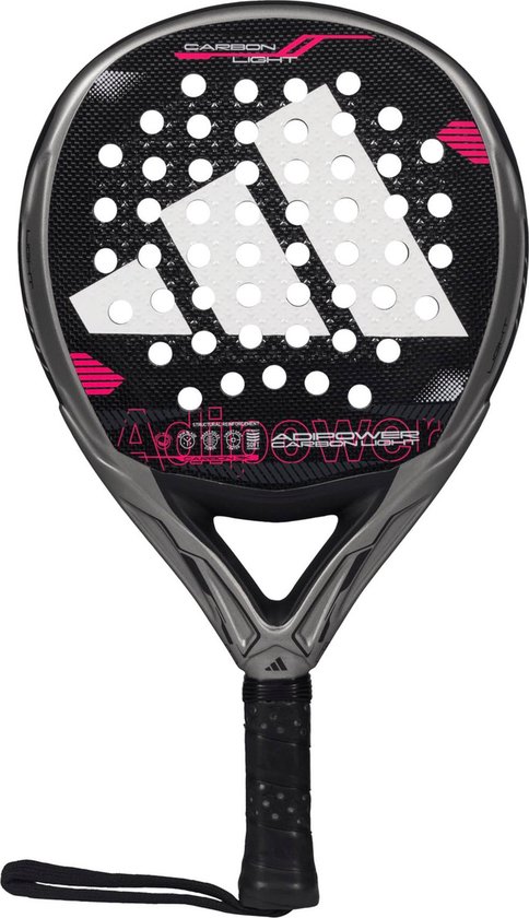 Adidas Padel Adipower Carbon Light 2025 Padelracket Zilver