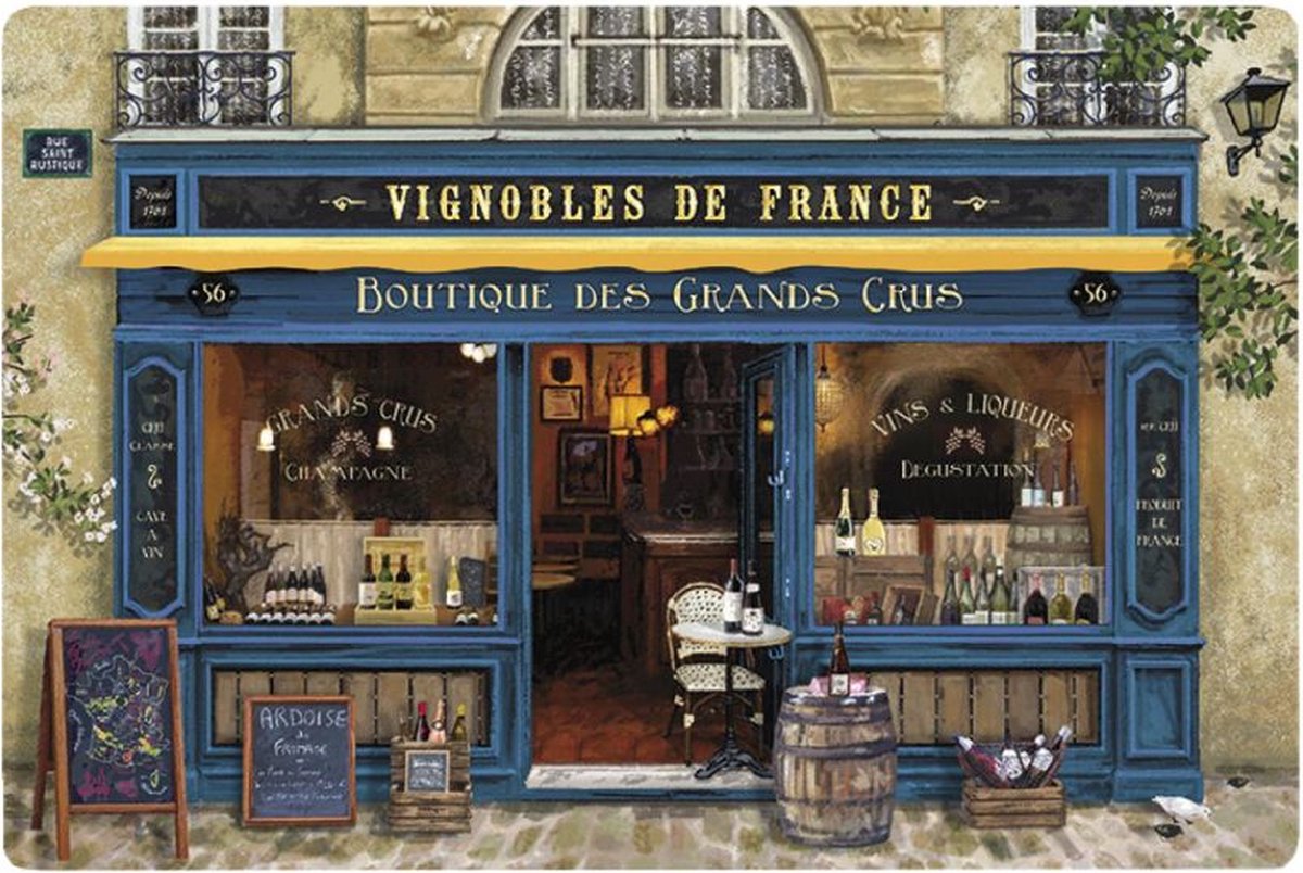 Winkler Placemat Boutique Vignobles de France Assortis 30 X 45 (per stuk)