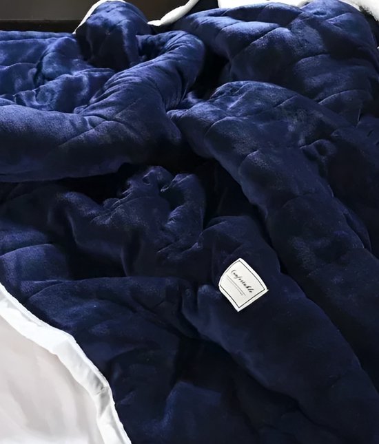 Exclusivo Mezcla queensize flanellen fleece deken, super zachte en warme lichtgewicht geruite dekens voor alle seizoenen, 229 x 229 cm, bosgroen
