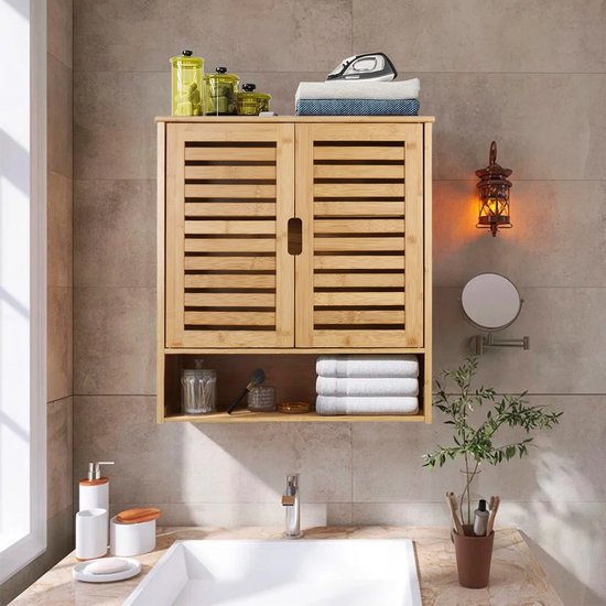 Mirror with medicine cabinet Stepless Dimming Makeup Mirror