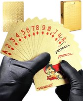 Boncy® Luxe Speelkaarten - Goud Kaartspel - 100% Plastic & Waterdicht Kaarten - Spelkaarten Pokerkaarten - Playing Cards voor Poker of Drankspel Volwassenen